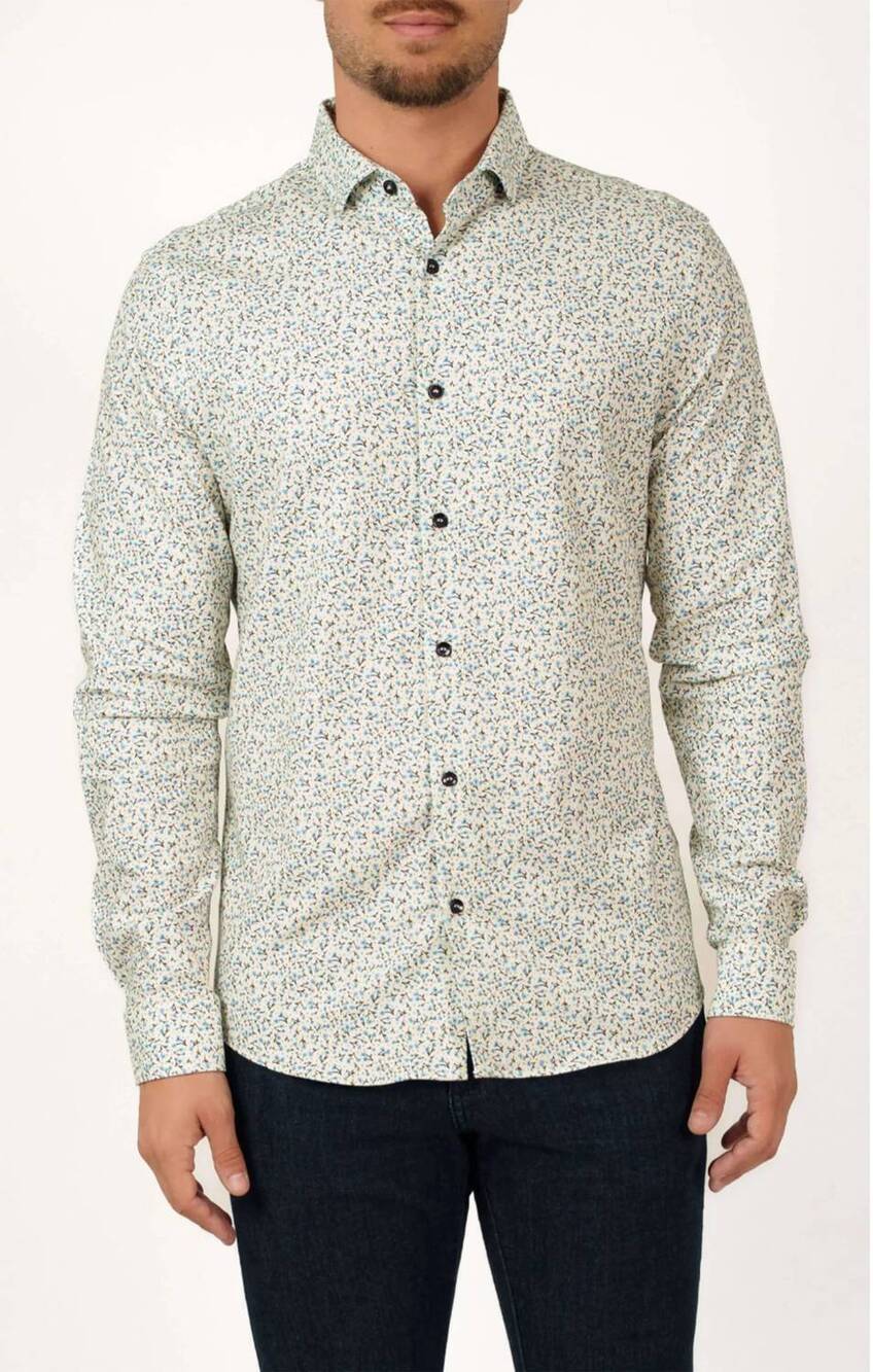 NEW STONE ROSE nova long sleeves shirt in light blue